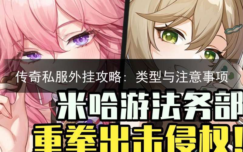 传奇私服外挂攻略: 类型与注意事项